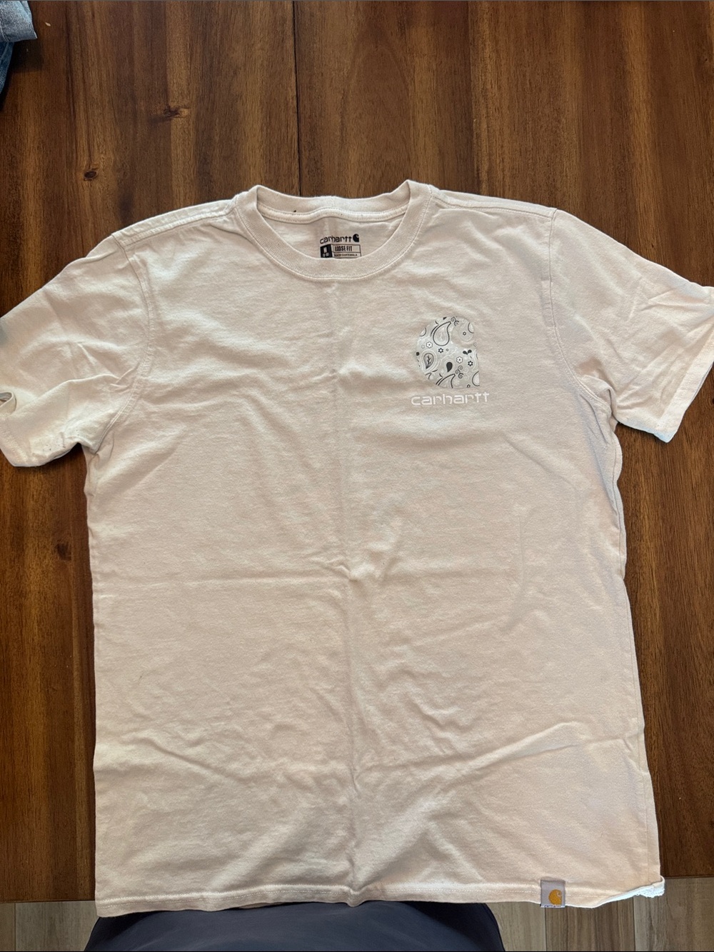Carhartt women’s  Pale Pink Short-Sleeve Graphic Tee